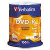 <strong>Verbatim®</strong><br />DVD-R Recordable Disc, 4.7 GB, 16x, Spindle, Silver, 100/Pack