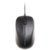<strong>Kensington®</strong><br />Wired USB Mouse for Life, USB 2.0, Left/Right Hand Use, Black