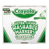 <strong>Crayola®</strong><br />Ultra-Clean Washable Marker Classpack, Fine Bullet Tip, 10 Assorted Colors, 200/Pack