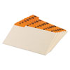 Manila Index Card Guides with Laminated Tabs, 1/5-Cut Top Tab, 1 to 31, 5 x 8, Manila, 31/Set
