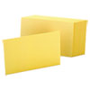 <strong>Oxford™</strong><br />Unruled Index Cards, 4 x 6, Canary, 100/Pack