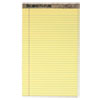 Second Nature Recycled Ruled Pads, Wide/legal Rule, 50 Canary-Yellow 8.5 X 14 Sheets, Dozen