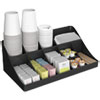 <strong>Mind Reader</strong><br />11-Compartment Coffee Condiment Organizer, 18.25 x 6.63 x 9.78, Black