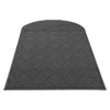 Ecoguard Diamond Floor Mat, Single Fan, 48 X 96, Charcoal