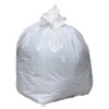 Linear-Low-Density Recycled Tall Kitchen Bags, 13 gal, 0.85 mil, 24" x 33", White, 15 Bags/Roll, 10 Rolls/Box