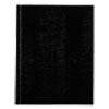 Executive Notebook, 1 Subject, Medium/College Rule, Black Cover, 9.25 x 7.25, 150 Sheets