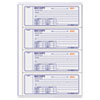 Money Receipt Book, Three-Part Carbonless, 7 X 2.75, 4/page, 100 Forms