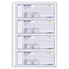<strong>Rediform®</strong><br />Money Receipt Book, Softcover, Three-Part Carbonless, 7 x 2.75, 4 Forms/Sheet, 100 Forms Total