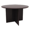 <strong>Alera®</strong><br />Alera Valencia Round Conference Table with Legs, 42" Diameter x 29.5h, Espresso