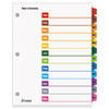 Onestep Printable Table Of Contents And Dividers, 12-Tab, Jan. To Dec., 11 X 8.5, White, 1 Set
