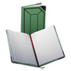 Account Record Book, Record-Style Rule, Green/black/red Cover, 12.13 X 7.44 Sheets, 300 Sheets/book