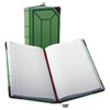 Account Record Book, Record-Style Rule, Green/black/red Cover, 12.13 X 7.44 Sheets, 500 Sheets/book