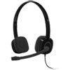 H151 Binaural Over-The-Head Stereo Headset, Black