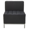 <strong>Alera®</strong><br />Alera QUB Series Armless L Sectional, 26.38w x 26.38d x 30.5h, Black
