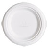 <strong>Eco-Products®</strong><br />Renewable Sugarcane Plates, 6" dia, Natural White, 1,000/Carton