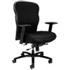<strong>HON®</strong><br />Wave Mesh Big and Tall Chair, Supports Up to 450 lb, 19.25" to 22.25" Seat Height, Black