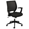 Hvl521 Mesh Mid-Back Task Chair, Supports Up To 250 Lb, 17.5" To 22" Seat Height, Black