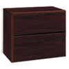 10700 Series Locking Lateral File, 2 Legal/letter-Size File Drawers, Mahogany, 36" X 20" X 29.5"
