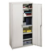 Assembled Storage Cabinet, 36w x 18.13d x 71.75h, Light Gray