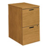 10500 Series Mobile Pedestal File, Left Or Right, 2 Legal/letter-Size File Drawers, Harvest, 15.75" X 22.75" X 28"