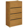 10500 Series Lateral File, 4 Legal/letter-Size File Drawers, Harvest, 36" X 20" X 59.13"
