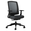 Lota Series Mesh Mid-Back Work Chair, Supports Up To 250 Lb, 17.13" To 21.13" Seat Height, Black