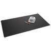 Rhinolin II Desk Pad with Antimicrobial Protection, 24 x 17, Black