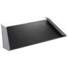 Monticello Desk Pad, with Fold-Out Sides, 24 x 19, Black