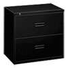 400 Series Lateral File, 2 Legal/letter-Size File Drawers, Black, 36" X 18" X 28"