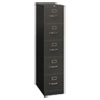 310 Series Vertical File, 5 Letter-Size File Drawers, Charcoal, 15" X 26.5" X 60"