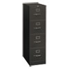 310 Series Vertical File, 4 Letter-Size File Drawers, Charcoal, 15" X 26.5" X 52"