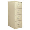 <strong>HON®</strong><br />310 Series Vertical File, 4 Legal-Size File Drawers, Putty, 18.25" x 26.5" x 52"
