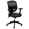 Vl531 Mesh High-Back Task Chair With Adjustable Arms, Supports Up To 250 Lb, 18" To 22" Seat Height, Black