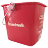 Sanitizing Bucket, 6 Qt, Red, Plastic