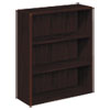 10700 Series Wood Bookcase, Three Shelf, 36w X 13 1/8d X 43 3/8h, Mahogany