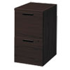 10500 Series Mobile Pedestal File, Left Or Right, 2 Legal/letter-Size File Drawers, Mahogany, 15.75" X 22.75" X 28"