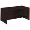 <strong>HON®</strong><br />10500 Series Double Pedestal Desk, 60" x 30" x 29.5", Mahogany