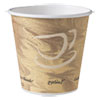 Mistique Hot Paper Cups, 10 Oz, Brown, 50/sleeve, 20 Sleeves/carton