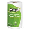 100% Premium Recycled Kitchen Roll Towels, 2-Ply, 11 x 8.8, White, 210 Sheets, 12 Rolls/Carton