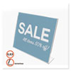 <strong>deflecto®</strong><br />Classic Image Slanted Sign Holder, Landscaped, 11 x 8.5 Insert, Clear