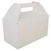 Carryout Barn Boxes, 9.5 X 5 X 5, White, 125/carton