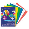 TRU-RAY CONSTRUCTION PAPER, 76LB, 9 X 12, ASSORTED PRIMARY COLORS, 50/PACK