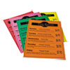 ARRAY CARD STOCK, 65LB, 8.5 X 11, ASSORTED BRIGHT COLORS, 50/PACK