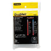 Dual Temperature Mini Glue Sticks, 0.28" x 4", Dries Clear, 24/Pack