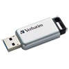 <strong>Verbatim®</strong><br />Store 'n' Go Secure Pro USB Flash Drive with AES 256 Encryption, 16 GB, Silver