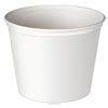 Double Wrapped Paper Bucket, Unwaxed, 53 Oz, White, 50/pack