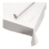 Plastic Roll Tablecover, 40" x 100 ft, White