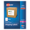 White Shipping Labels-Bulk Packs, Inkjet/Laser Printers, 8.5 x 11, White, 250/Box