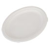 Champware Molded Fiber Platter, Oval, 12.5 X 10, White, 125/pack, 4 Packs/carton