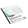 Accounting Pad, (6) 6-Unit Columns, 8.5 X 11, Light Green, 50-Sheet Pad